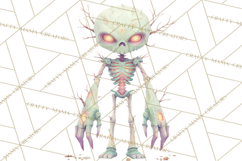 Halloween Space Explorers PNG, Creepy Astronauts &amp; Aliens Product Image 2