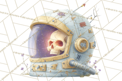 Halloween Space Explorers PNG, Creepy Astronauts &amp; Aliens Product Image 3