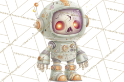 Halloween Space Explorers PNG, Creepy Astronauts &amp; Aliens Product Image 3