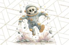 Halloween Space Explorers PNG, Creepy Astronauts &amp; Aliens Product Image 2