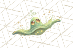 Halloween Space Explorers PNG, Creepy Astronauts &amp; Aliens Product Image 5