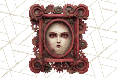 Steampunk Haunted Mansion Halloween PNG Clipart Product Image 4