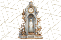 Steampunk Haunted Mansion Halloween PNG Clipart Product Image 3