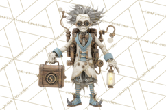 Steampunk Haunted Mansion Halloween PNG Clipart Product Image 4