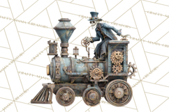 Steampunk Haunted Mansion Halloween PNG Clipart Product Image 5
