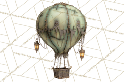 Steampunk Haunted Mansion Halloween PNG Clipart Product Image 3