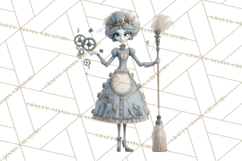 Steampunk Haunted Mansion Halloween PNG Clipart Product Image 3