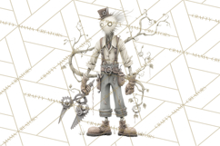 Steampunk Haunted Mansion Halloween PNG Clipart Product Image 4