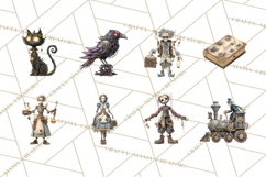 Steampunk Haunted Mansion Halloween PNG Clipart Product Image 7