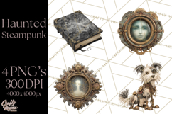 Steampunk Haunted Mansion Halloween PNG Clipart Product Image 1