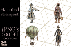 Steampunk Haunted Mansion Halloween PNG Clipart Product Image 1