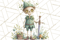 Haunted Storybook Characters Clipart PNG Product Image 2