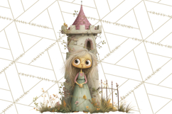 Haunted Storybook Characters Clipart PNG Product Image 5