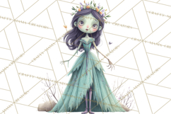 Haunted Storybook Characters Clipart PNG Product Image 5