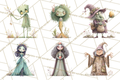 Haunted Storybook Characters Clipart PNG Product Image 8