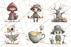 Haunted Storybook Characters Clipart PNG Product Image 4