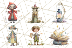 Haunted Storybook Characters Clipart PNG Product Image 9