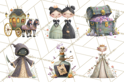 Haunted Storybook Characters Clipart PNG Product Image 7