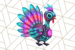 Cyberpunk Animals PNG Clipart, Kawaii Futuristic Animals Product Image 5