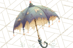 Dark Tea Party Clipart PNG, Halloween Clip Art Product Image 2