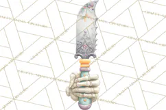 Dark Tea Party Clipart PNG, Halloween Clip Art Product Image 3