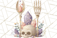 Dark Tea Party Clipart PNG, Halloween Clip Art Product Image 2