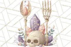 Dark Tea Party Clipart PNG, Halloween Clip Art Product Image 2