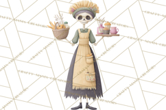 Dark Tea Party Clipart PNG, Halloween Clip Art Product Image 5