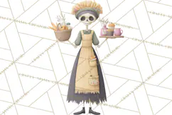 Dark Tea Party Clipart PNG, Halloween Clip Art Product Image 5