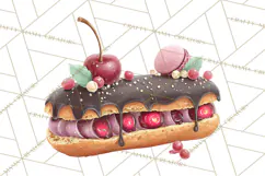 Dark Tea Party Clipart PNG, Halloween Clip Art Product Image 4