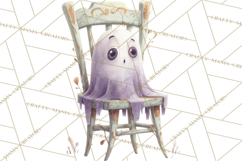 Dark Tea Party Clipart PNG, Halloween Clip Art Product Image 5