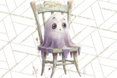 Dark Tea Party Clipart PNG, Halloween Clip Art Product Image 5