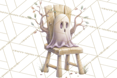 Dark Tea Party Clipart PNG, Halloween Clip Art Product Image 2