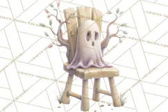 Dark Tea Party Clipart PNG, Halloween Clip Art Product Image 2