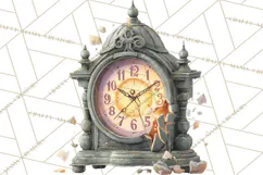 Dark Tea Party Clipart PNG, Halloween Clip Art Product Image 5