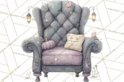 Dark Tea Party Clipart PNG, Halloween Clip Art Product Image 4