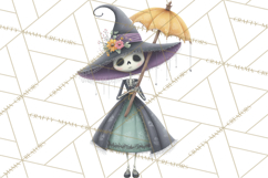 Dark Tea Party Clipart PNG, Halloween Clip Art Product Image 5