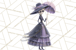 Dark Tea Party Clipart PNG, Halloween Clip Art Product Image 2