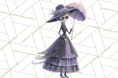 Dark Tea Party Clipart PNG, Halloween Clip Art Product Image 2