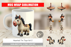 Haunted Toys Mug Wrap Product Image 1