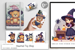 Digital Paper Haunted Toy Shop Product Image 1