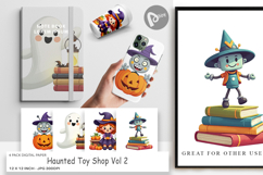Digital Paper Haunted Toy Shop Product Image 1
