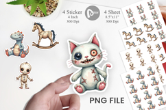 Haunted Toy Squad Sticker Product Image 1