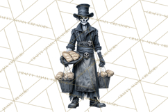 Haunted Town Clip Art, Spooky Village Graphics &amp; PNGs Product Image 4