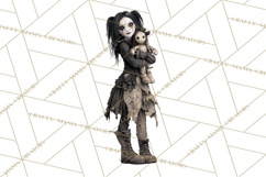 Haunted Town Clip Art, Spooky Village Graphics &amp; PNGs Product Image 4