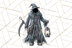Haunted Town Clip Art, Spooky Village Graphics &amp; PNGs Product Image 4