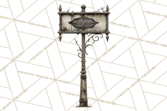 Haunted Town Clip Art, Spooky Village Graphics &amp; PNGs Product Image 4