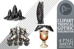 Tropical Goth Vacation Sublimation Product Image 1