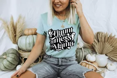 Halloween SVG - Haunt Mess Mama T-Shirt PNG Product Image 3