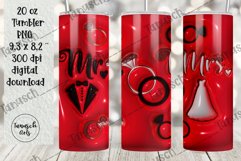 3d inflated wedding sublimation tumbler, puff wrap BUNDLE Product Image 2